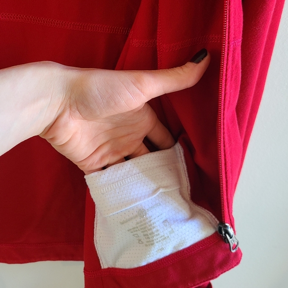 Lululemon, Red Running Zip up - Picture 7 of 9